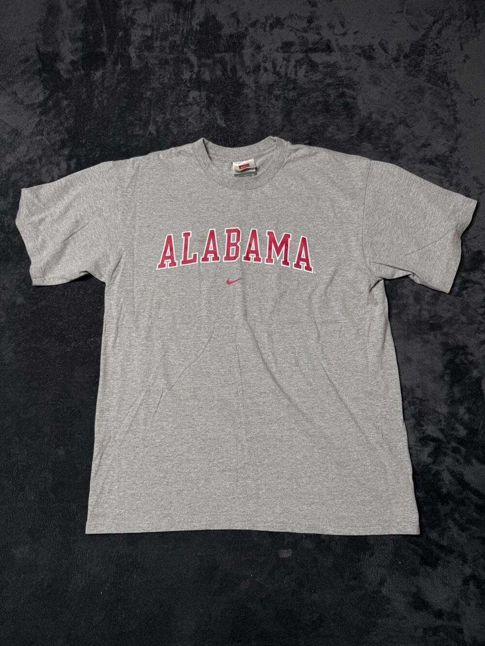 Y2K Nike Alabama Crimson Tide T-Shirt Size M Gray Cotton